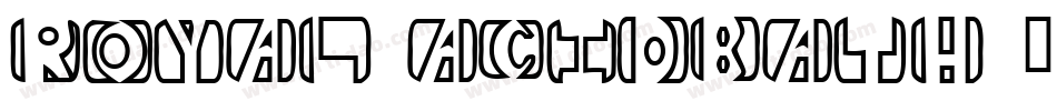Royal Acidbath字体转换